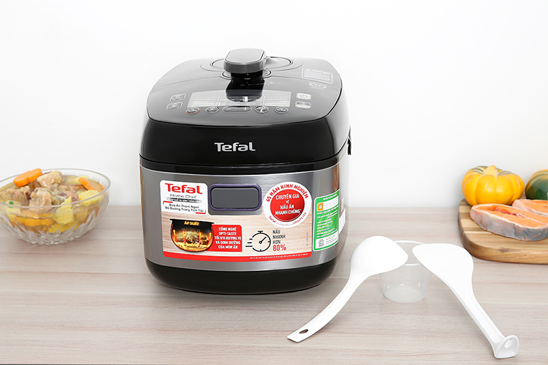 Nồi áp suất điện Tefal Smart Pro Multicooker CY625868 5 lít - Thiết kế
