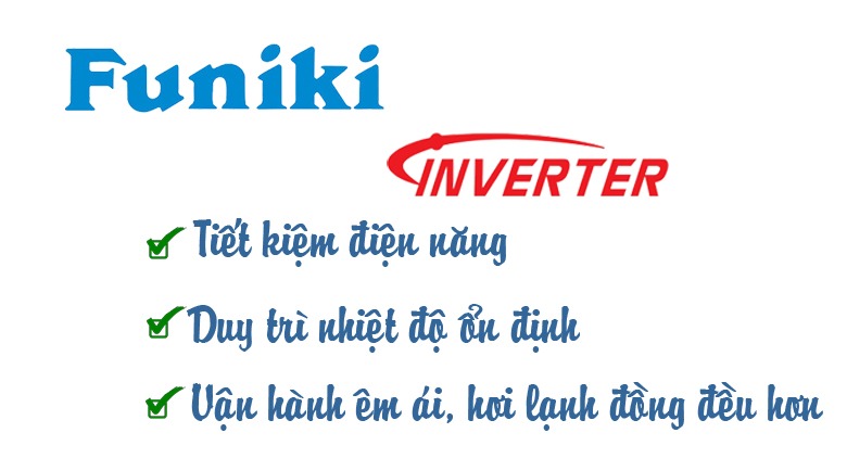 Điều hòa Funiki Inverter 1 chiều 9000 BTU HIC09MMC tiết kiệm điện tới 50%