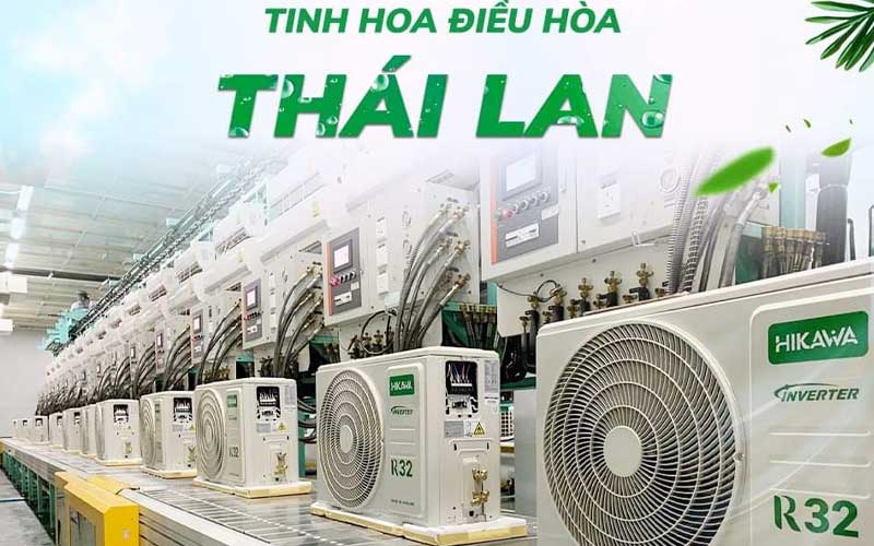 điều hòa Hikawa nhập khẩu thái lan