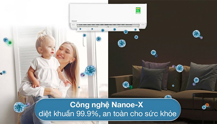 Công nghệ nanoe thanh lọc không khí