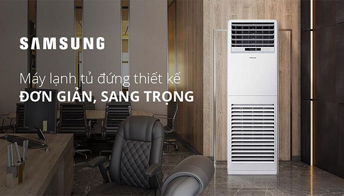 Điều hòa tủ đứng Samsung có thiết kế hiện đại