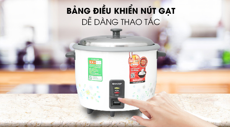 Bảng điều khiển - Nồi cơm nắp rời Sharp KSH-228SNV-SF 2.2 lít