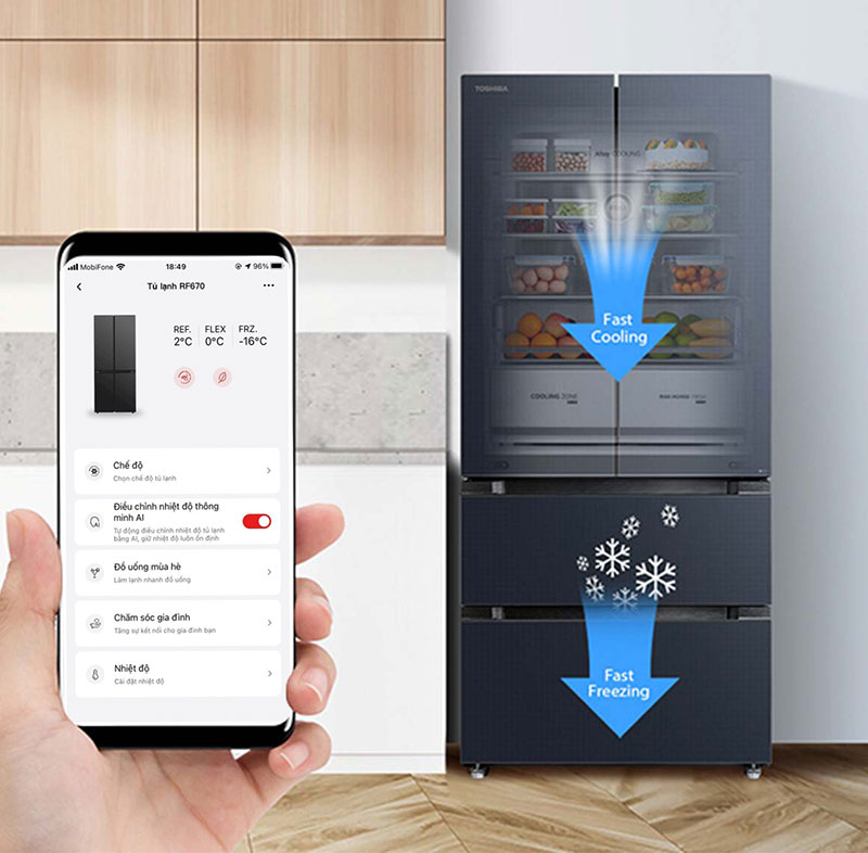 Điều khiển từ xa trên ứng dụng TsmartLife tiện lợi
