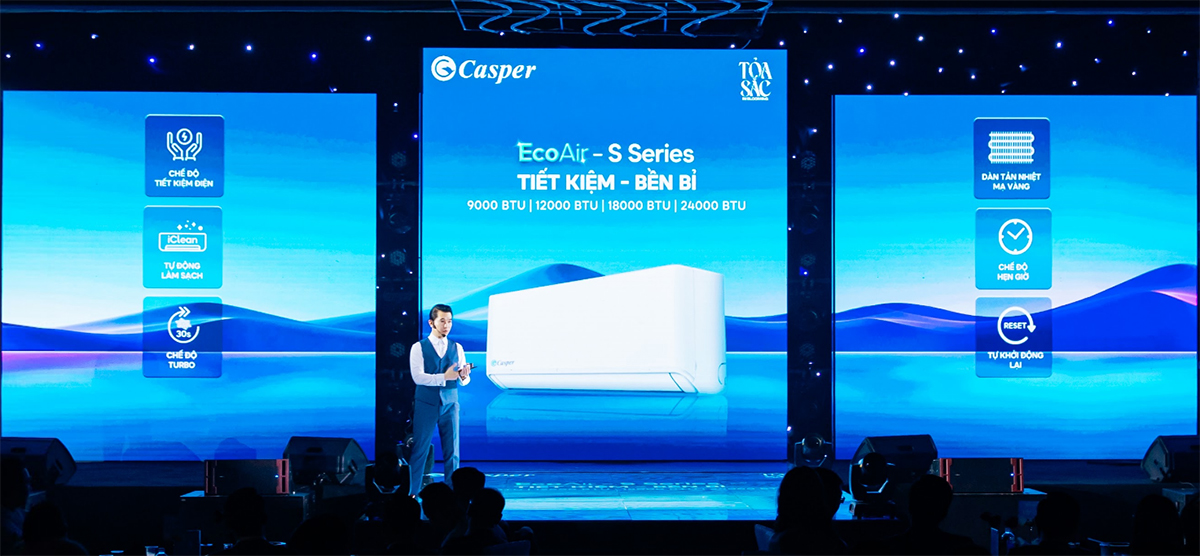 Giới thiệu điều hòa Casper EcoAir - S series model 2025 Giới thiệu điều hòa Casper EcoAir - S series model 2025