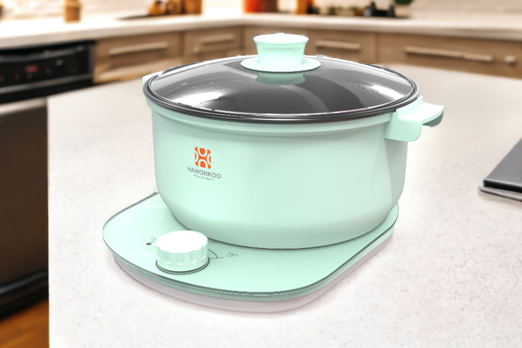 Nồi lẩu điện Hawonkoo HEH-100-GE 2.5 lít - Công suất, dung tích