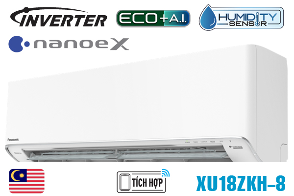 Panasonic XU18ZKH-8, Điều hòa Panasonic 1 chiều 18000BTU inverter