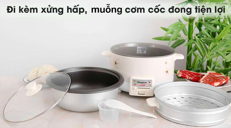 Nồi lẩu điện Kangaroo KG272 4.5 lít