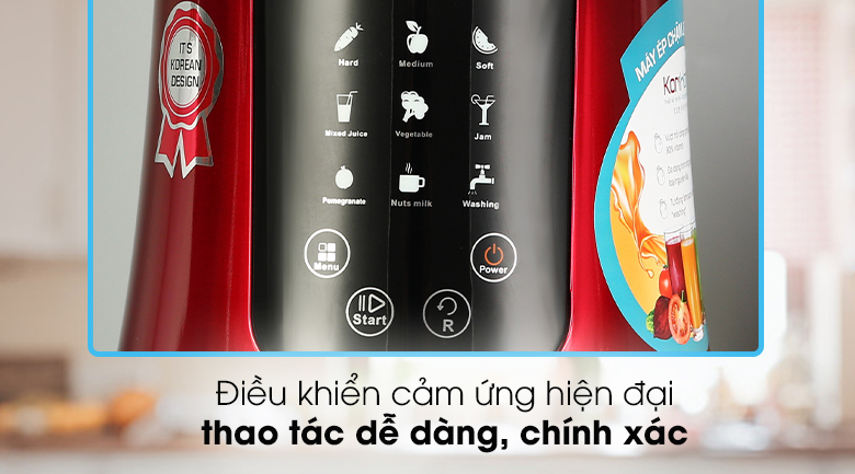 Máy ép trái cây Korihome JEK-688 - Bảng điều khiển cảm ứng hiện đại