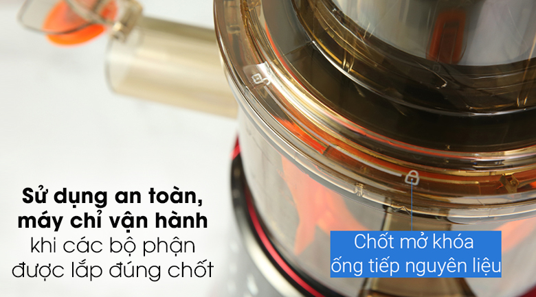 Máy ép trái cây Korihome JEK-688 - Đảm bảo an toàn cho người dùng