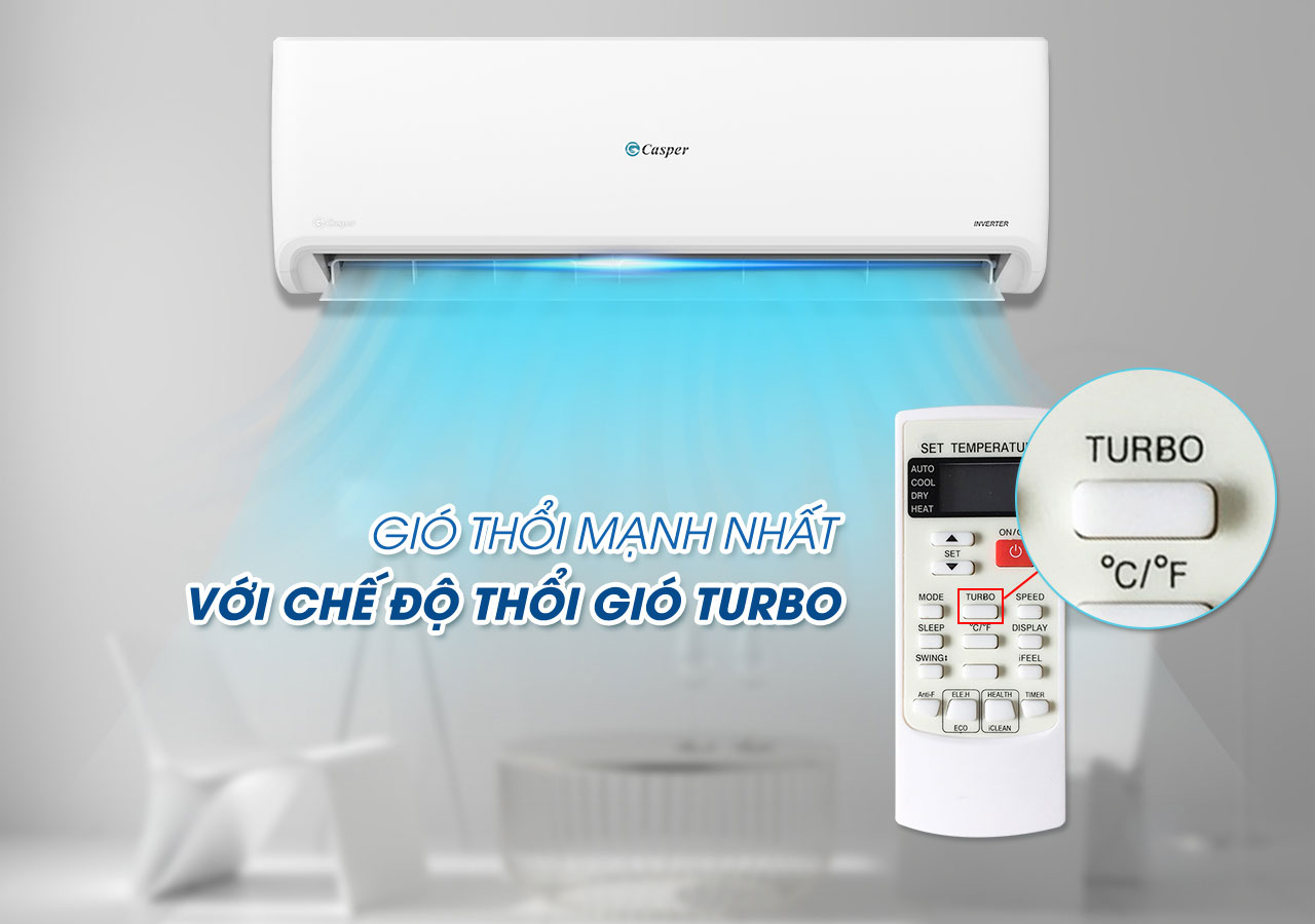 Máy lạnh Casper HC-24IA32 Inverter 2.5 HP (2.5 Ngựa)