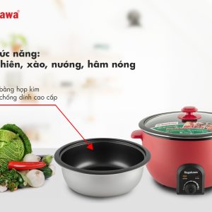 Lẩu điện Nagakawa NAG1902 4