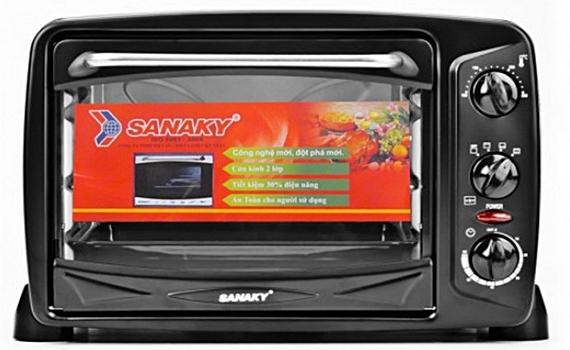 Lò nướng Sanaky VH-249S chất liệu cao cấp