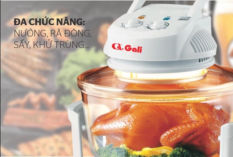 Lò nướng thủy tinh Gali GL-1117A - Hàng chính hãng