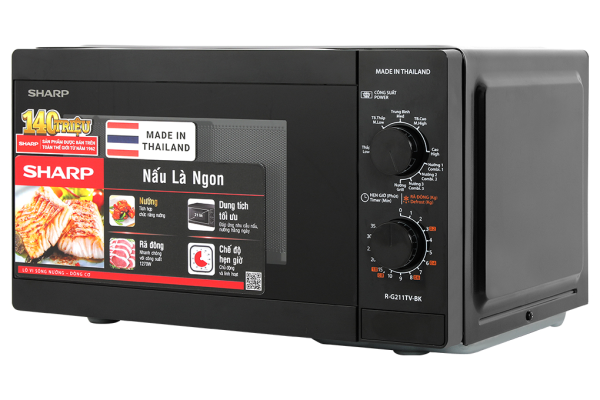 Lò vi sóng có nướng Sharp R-G211TV-BK 21 lít 0