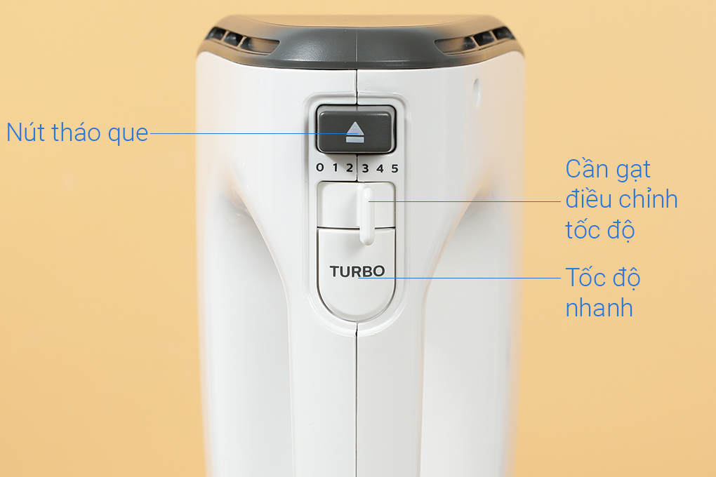 Máy đánh trứng Philips HR3745/00 - Bảng điều khiển