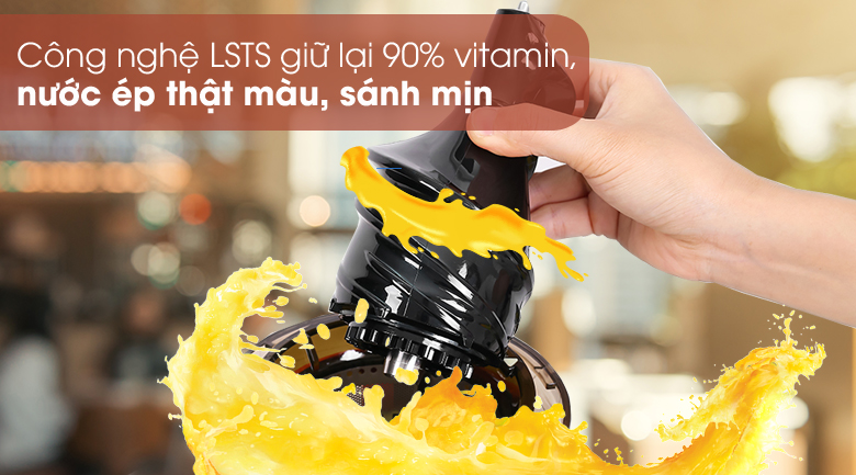 Công nghệ ép chậm bảo toàn dinh dưỡng - Máy ép trái cây Korihome JEK-644