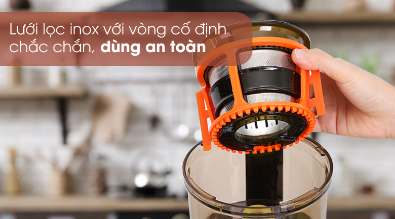 Lọc sạch, an toàn - Máy ép trái cây Korihome JEK-644