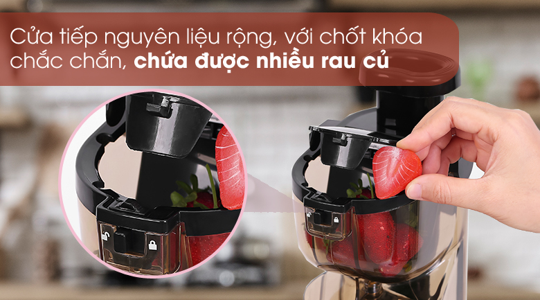 Xay ép nguyên trái dễ dàng - Máy ép trái cây Korihome JEK-644