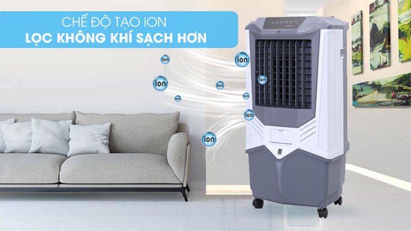 Chức năng tạo ion của Máy làm mát không khí Boss FEAB-407-G