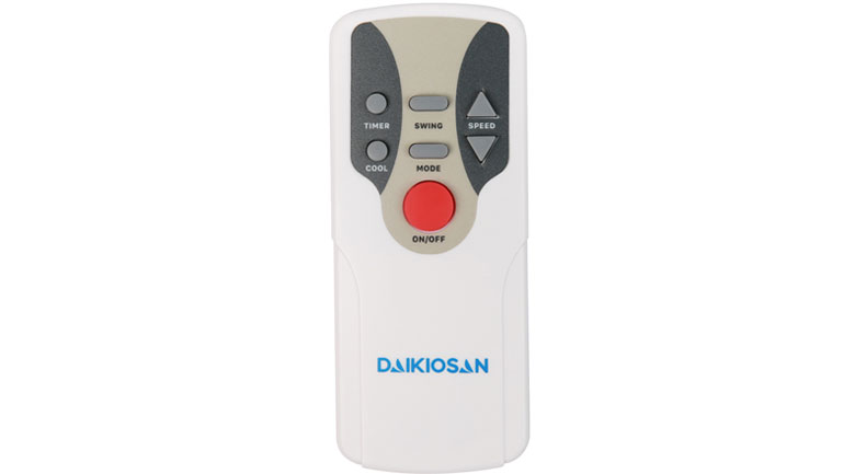 Dễ dàng điều khiển quạt từ xa với remote - Quạt điều hoà Daikiosan DKA-04000B