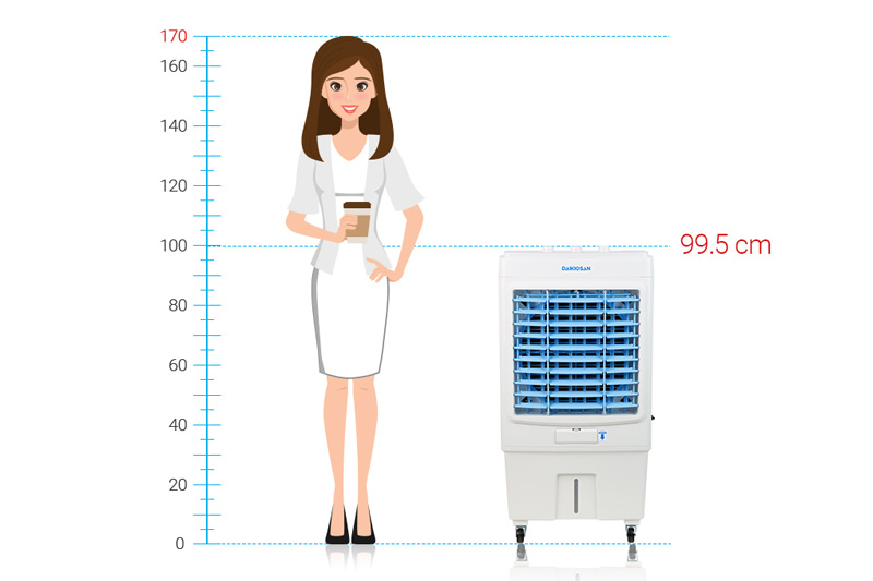 Gọn đẹp - Quạt điều hoà Daikiosan DKA-04000C