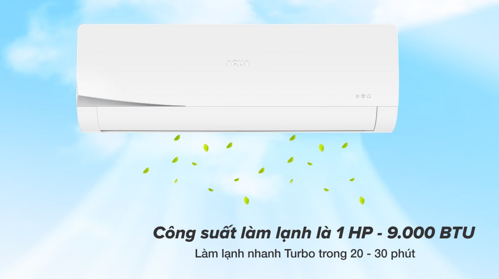 Máy lạnh Aqua 1 HP AQA-KCR09NQ-S - Các tính năng làm lạnh