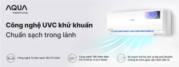 Máy Lạnh Aqua Inverter 2 Hp AQA-RV18QA 1