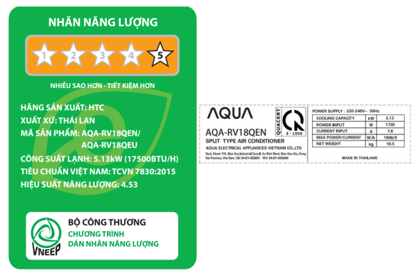 Máy lạnh AQUA Inverter 2 HP AQA-RV18QE 3