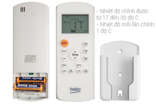 Máy lạnh Beko Inverter 1 HP RSVC09VS 3