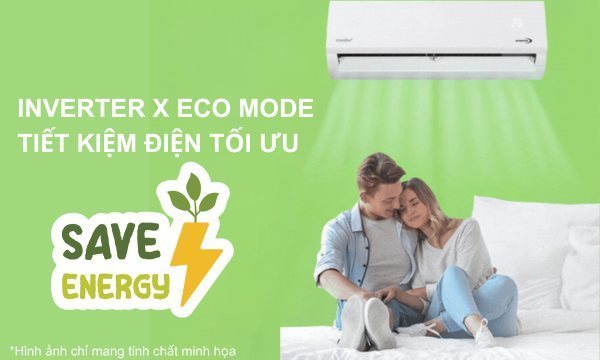 Máy lạnh Comfee Inverter 3 HP CFS-28VAF Tiết kiệm điện vượt trội với INVERTER & ECO MODE