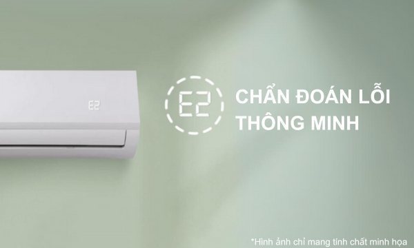 Máy lạnh Comfee Inverter 3 HP CFS-28VAF Tự chẩn đoán lỗi thông minh