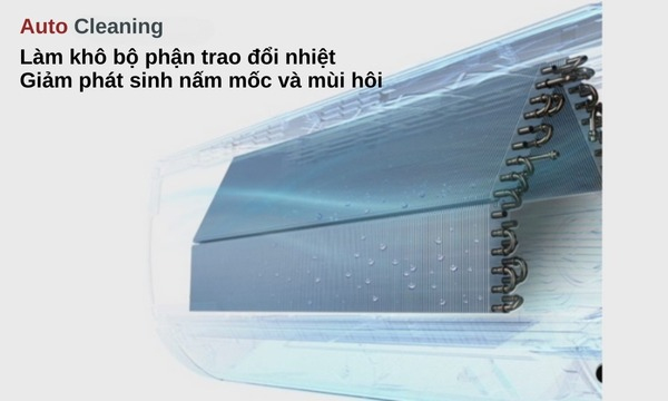 Máy lạnh LG Inverter 1.5 HP V13APIB có chức năng tự làm sạch