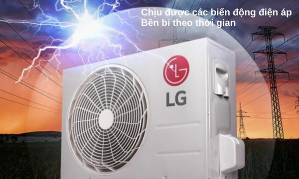 Máy lạnh LG Inverter 1.5 HP V13APIB chịu được biến động điện áp