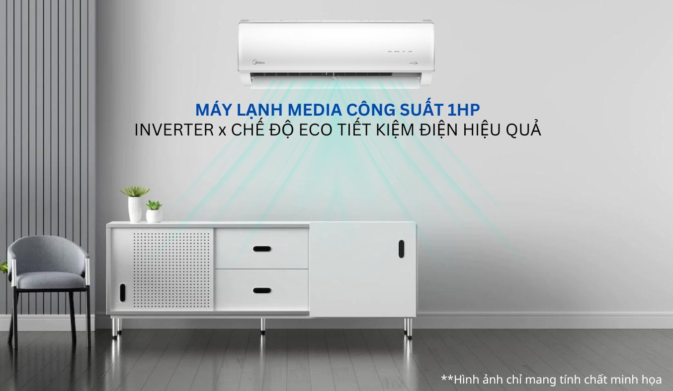 Máy lạnh Midea Inverter 1 HP MSAF6-10CDN8