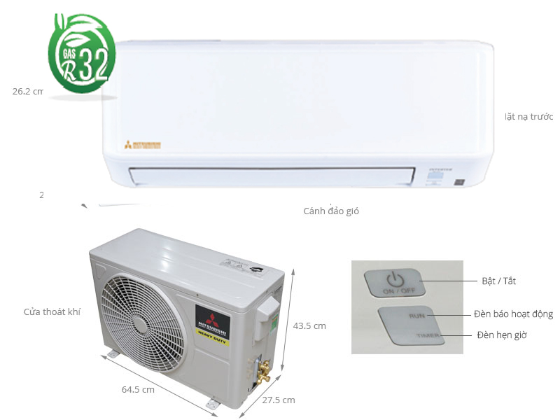 may lanh Mitsubishi Heavy SRK13YZP-W5