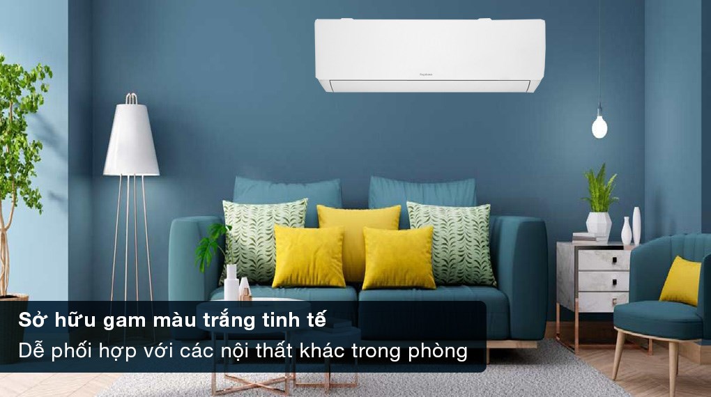 Máy lạnh Nagakawa Inverter 2.5 HP NIS-C24R2T28 - Màu trắng tính tế, dễ dàng phối hợp với các nội thất khác