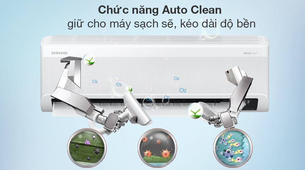 Máy lạnh Samsung Inverter 2 HP AR18CYFAAWKNSV - Khả năng lọc không khí