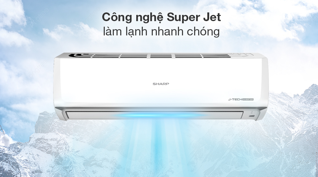 Điều hòa Sharp Inverter 18000 BTU AH-X18ZEW - Công nghệ làm lạnh