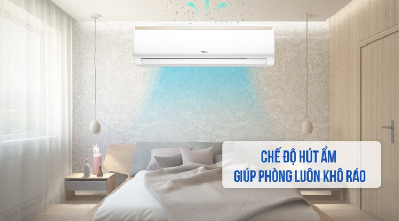 Chức năng hút ẩm - Máy lạnh TCL Inverter 1 HP TAC-10CSI/KE88N