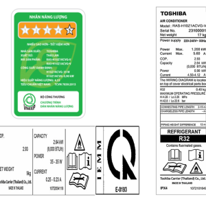 Máy lạnh Toshiba Inverter 1 HP RAS-H10Z1KCVG-V 2