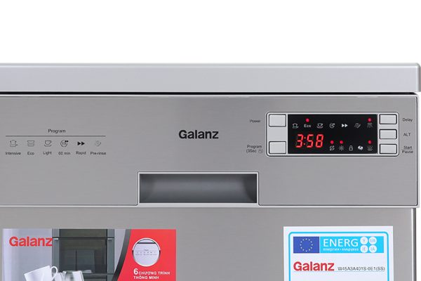 Máy rửa chén độc lập có sấy Galanz W45A3A401S-0E1(SS) 6