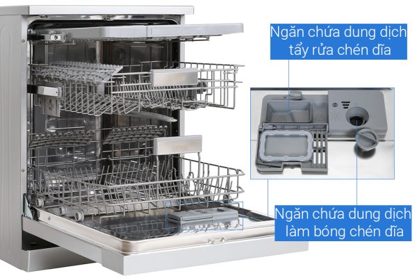 Máy rửa chén độc lập có sấy Galanz W60B1A401M-AE5(SS) 7