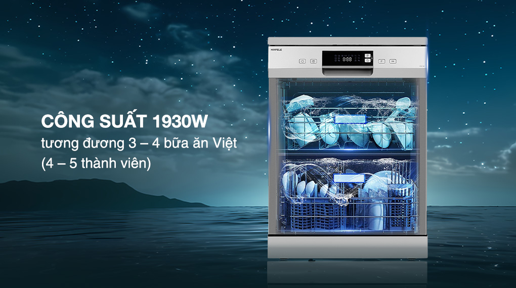 Máy rửa chén độc lập Hafele HDW-F60E (538.21.200) - Công suất hoạt động