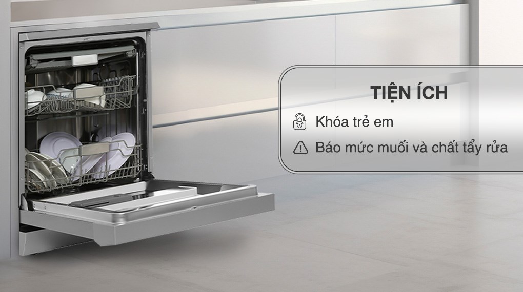 Máy rửa chén độc lập Hafele HDW-F60E (538.21.200) - tiện ích