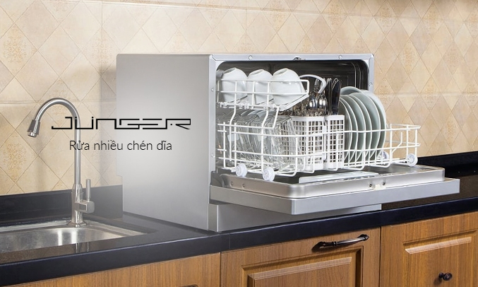 Máy rửa chén Junger DWJ-101 - Rửa nhiều chén đĩa