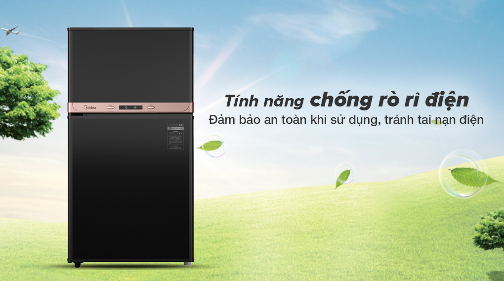 Tính năng chống rò rỉ nguồn điện - Máy sấy chén Midea MXV-ZLP80XC65-R 750W