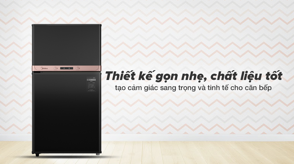 Thiết kế gọn nhẹ, sang trọng - Máy sấy chén Midea MXV-ZLP80XC65-R 750W