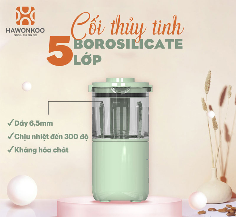 Máy xay nấu đa năng Hawonkoo SMH-120-GE - Hàng chính hãng