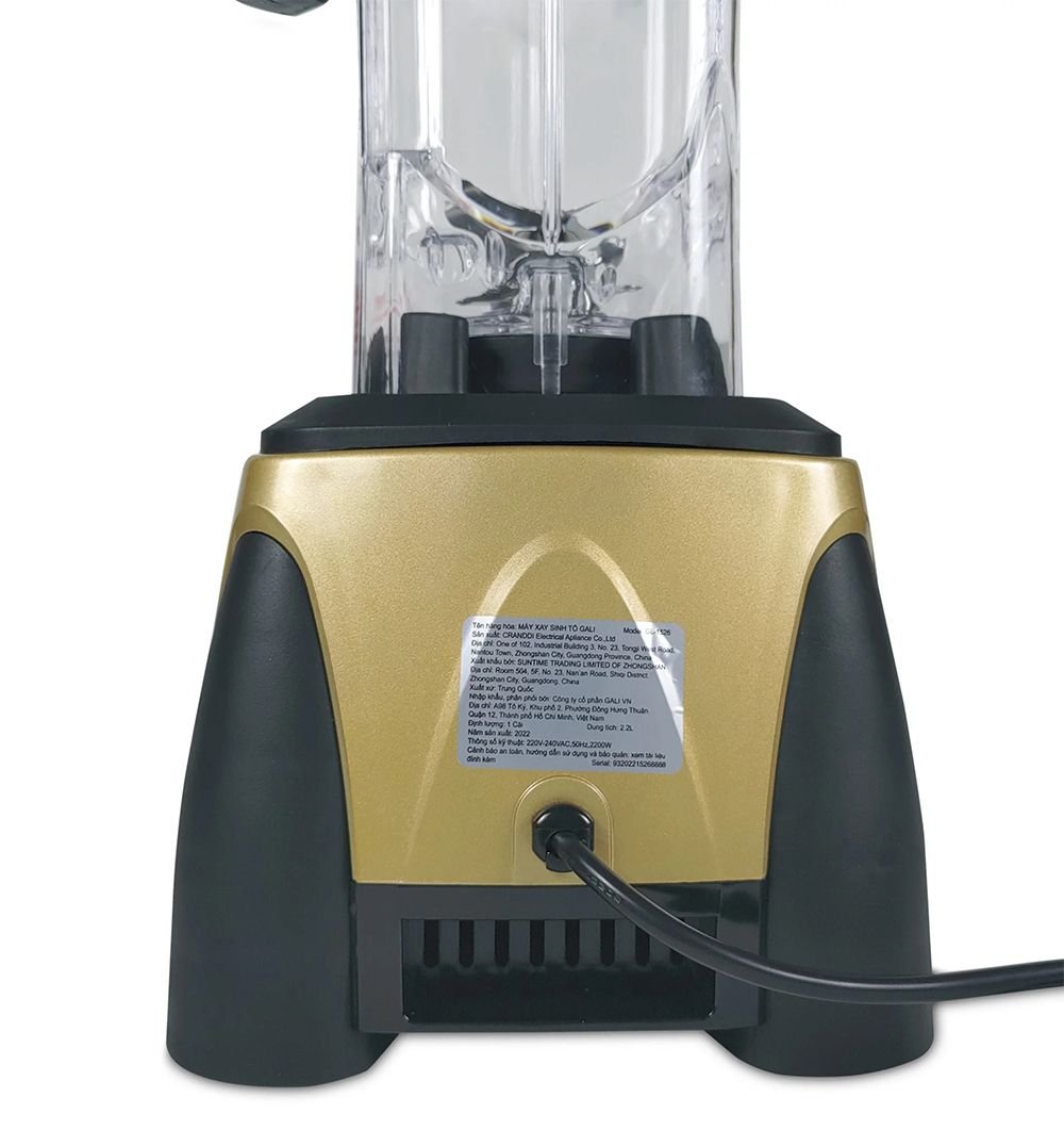 Máy xay sinh tố công nghiệp Gali GL-1526 - Hàng chính hãng
