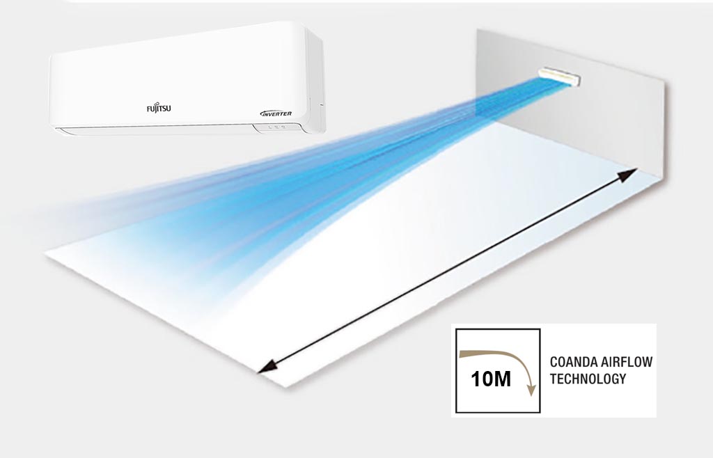 Máy lạnh fujitsu ASAG09CPTA-V / AOAG09CPTA-V Inverter (1.0Hp) - Gas R32